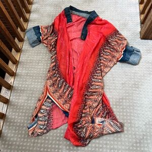 Ellemairco one of a kind denim duster